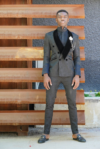 Executive Jacquard Suit Selection